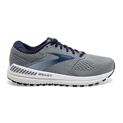 1103271D491 BROOKS MEN'S BEAST 20 SUPPORTIVE RUNNING BLUE/GRAY/PEACOAT SIZE 8.5 - Like New