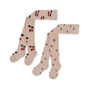2 Pack Jacquard Tights