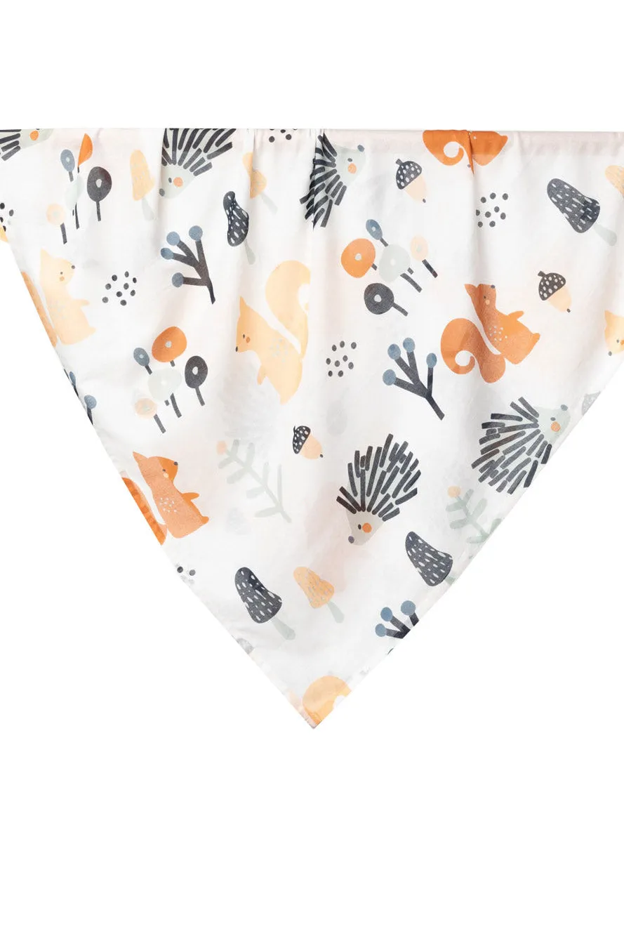 2 piece Forest Cotton Knit Baby Blanket & Matching Swaddle Wrap