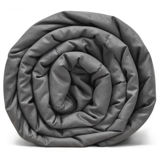 20 lbs 60" x 80" 100% Cotton Weighted Blanket - Gray
