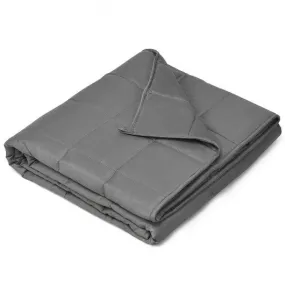 20 lbs 60" x 80" 100% Cotton Weighted Blanket - Gray