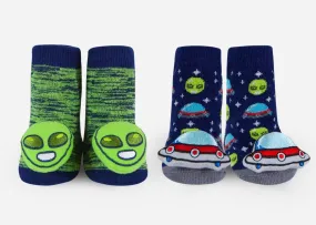 Alien & UFO Rattle Socks