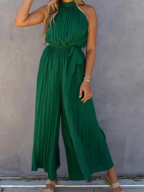 All-Occasion Pleated Jumpsuit