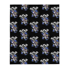 Astronaut | Robot Dinosaur | Pop Art | Thin | Throw Blanket