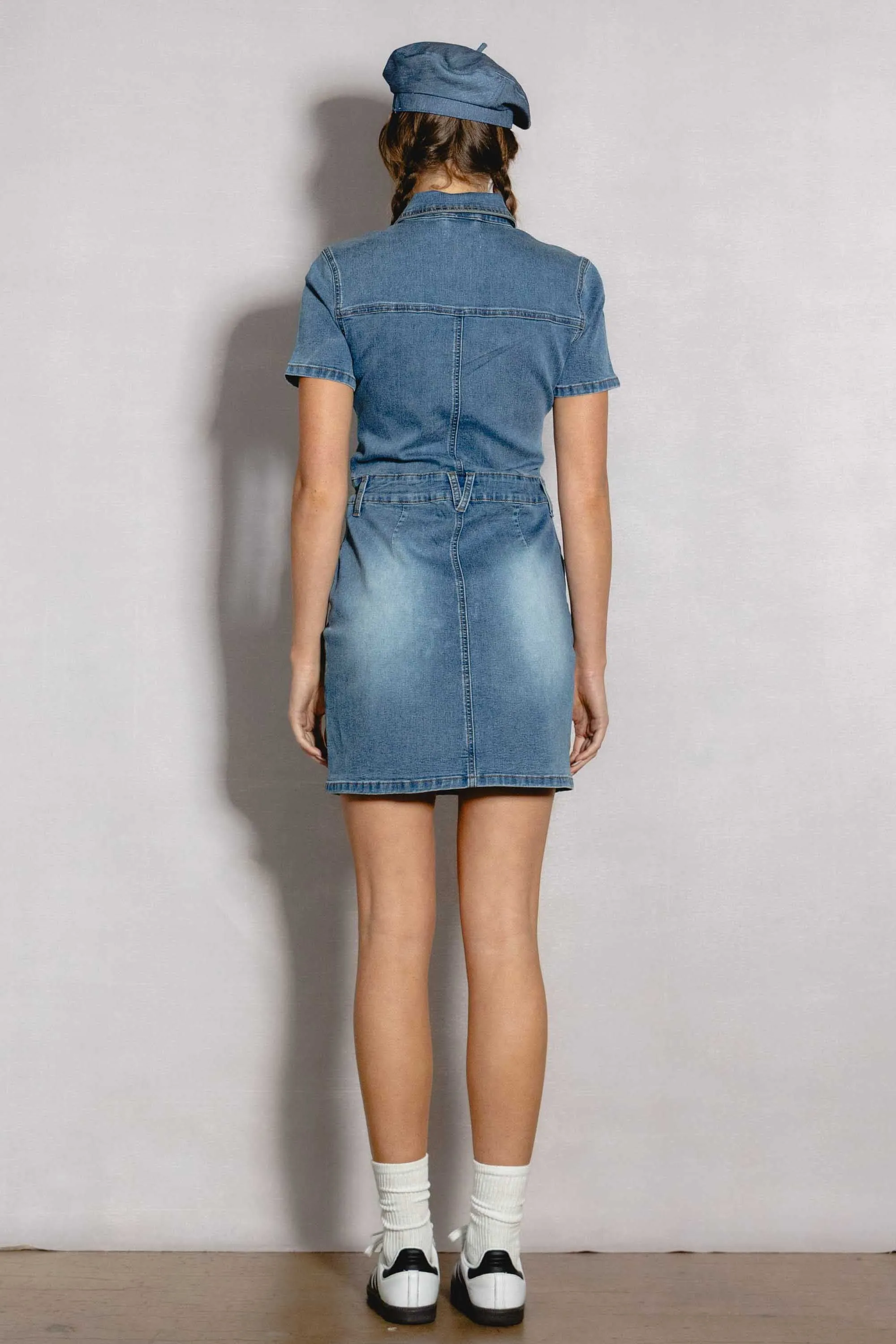 Back To School H-Line Jumpsuit Skirt