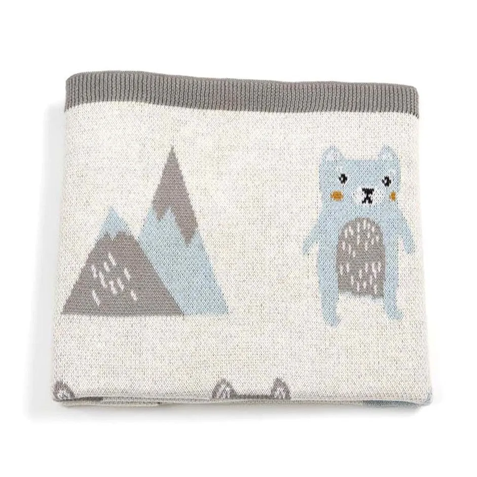 Barry Bear Nursery Pram Blanket Gift Idea