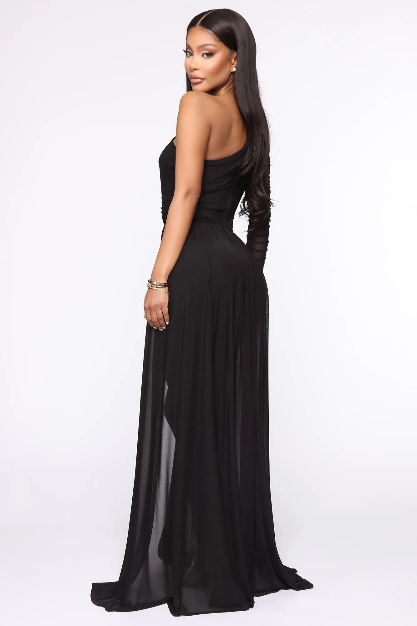 Better Be Sure Mesh Jumpsuit - Black