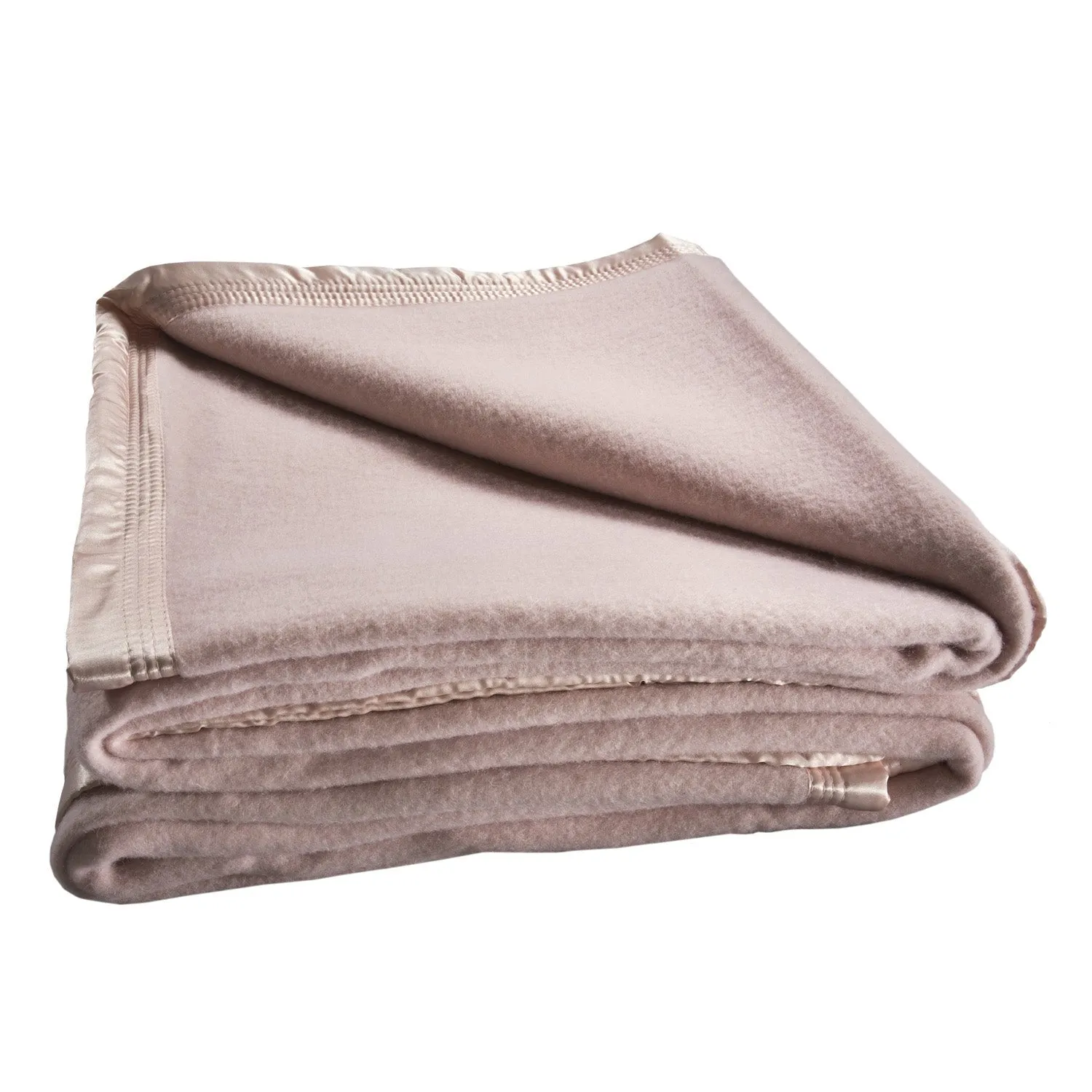 Bianca Australian Wool Blanket - Dusty Pink