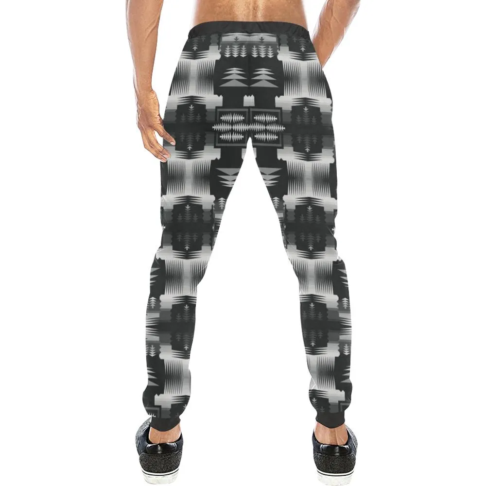 Black and White Sage Men's Sweatpants