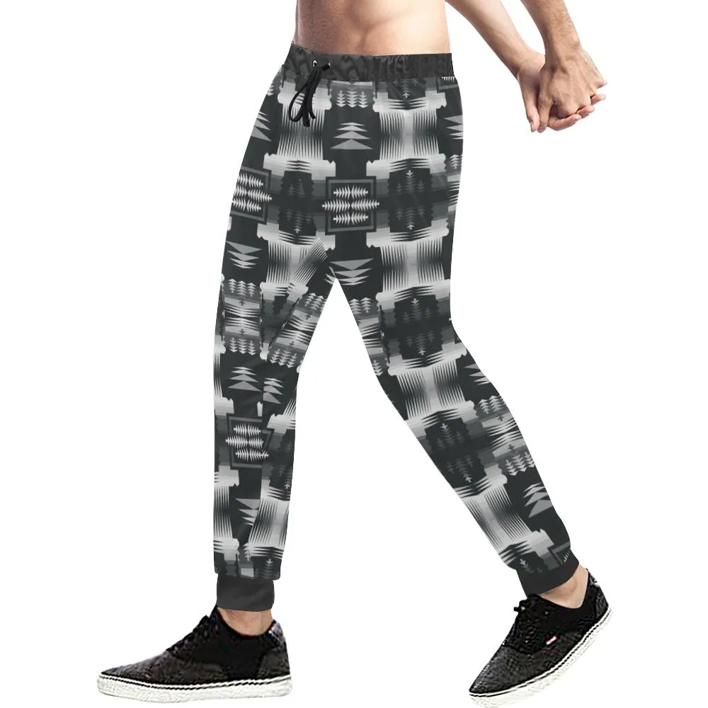 Black and White Sage Men's Sweatpants