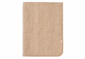Blanket Cot 100x150cm Jungle Jambo - Biscuit/Oatmeal