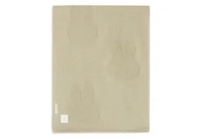 Blanket Cot 100x150cm Miffy - Olive Green/Coral Fleece
