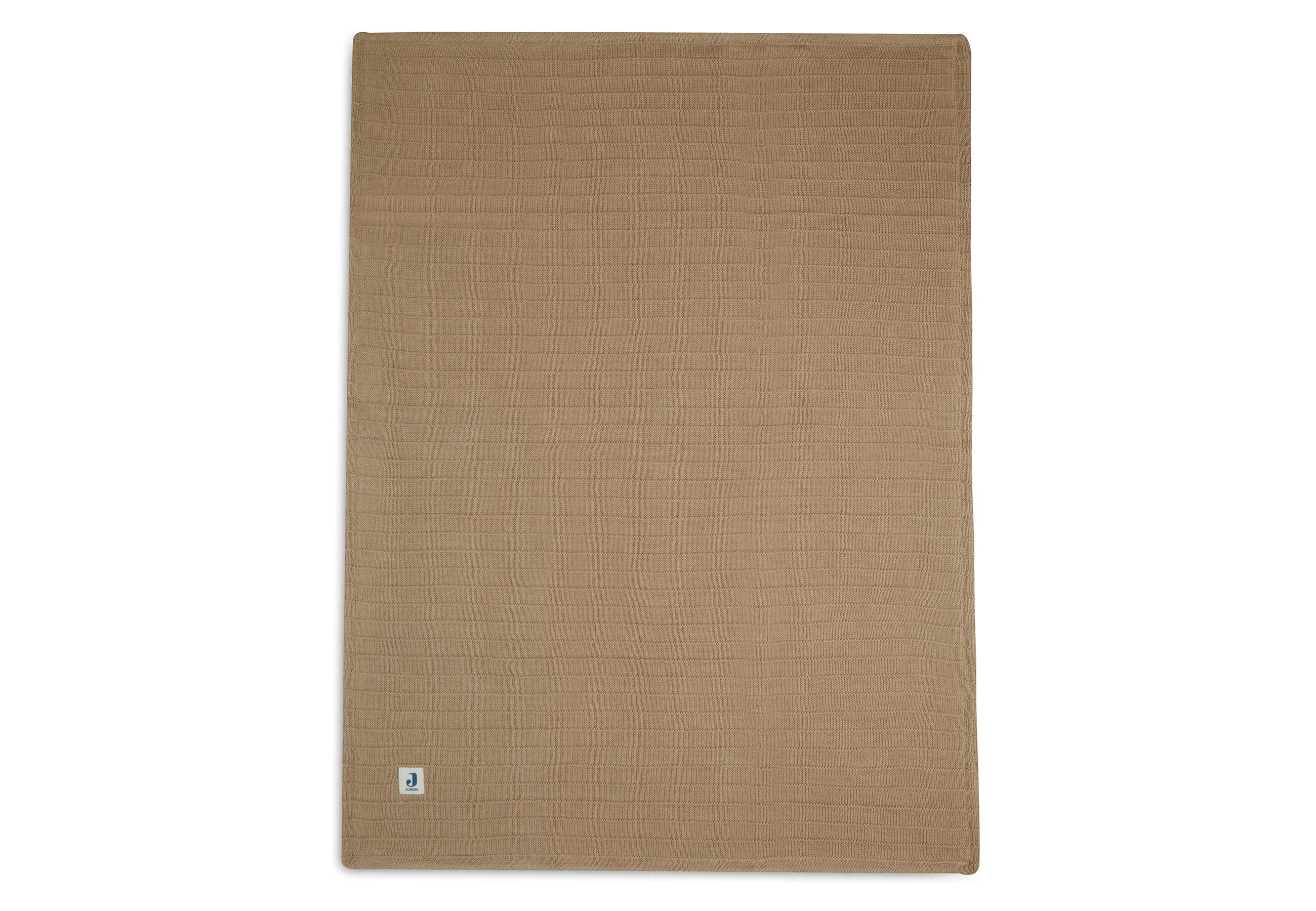 Blanket Cradle 75x100cm Pure Knit - Biscuit/Velvet - GOTS