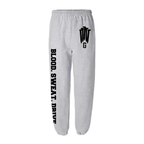 Blood Sweat Drive Heather Grey - Sweatpants