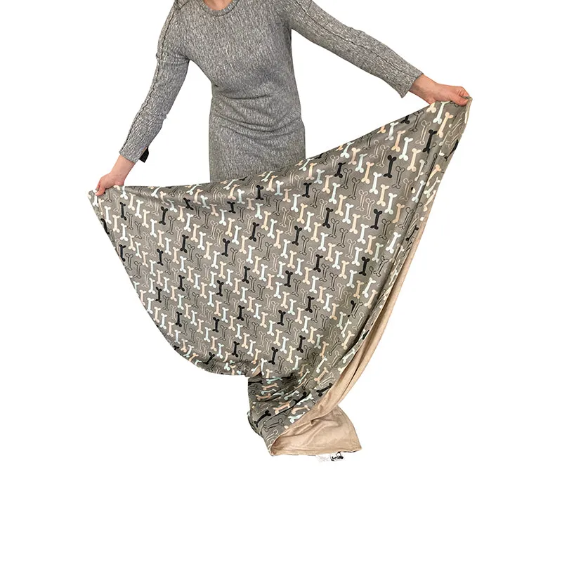 Boney Maloney Bone Print Blanket