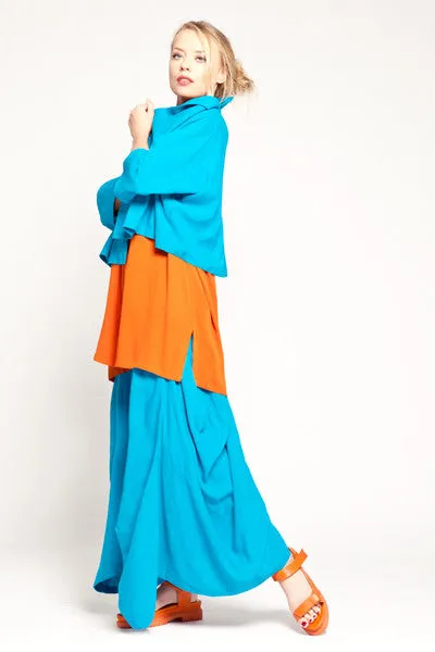 Brilliant Jacket in Turquoise Papyrus