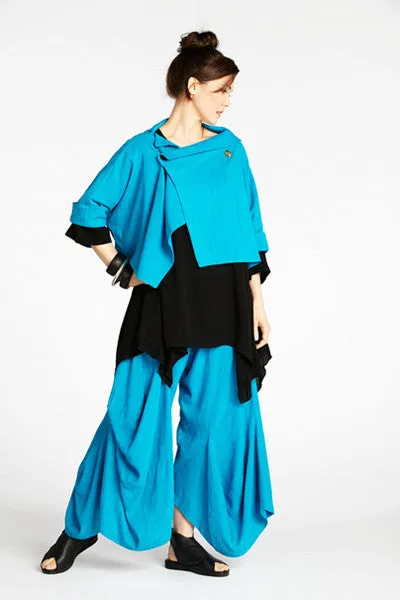 Brilliant Jacket in Turquoise Papyrus