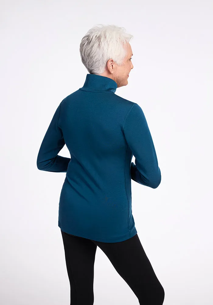 Brooke 1/4 Zip - Real Teal