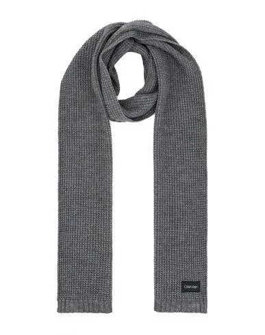 Calvin Klein Man Oblong scarf Grey -- --