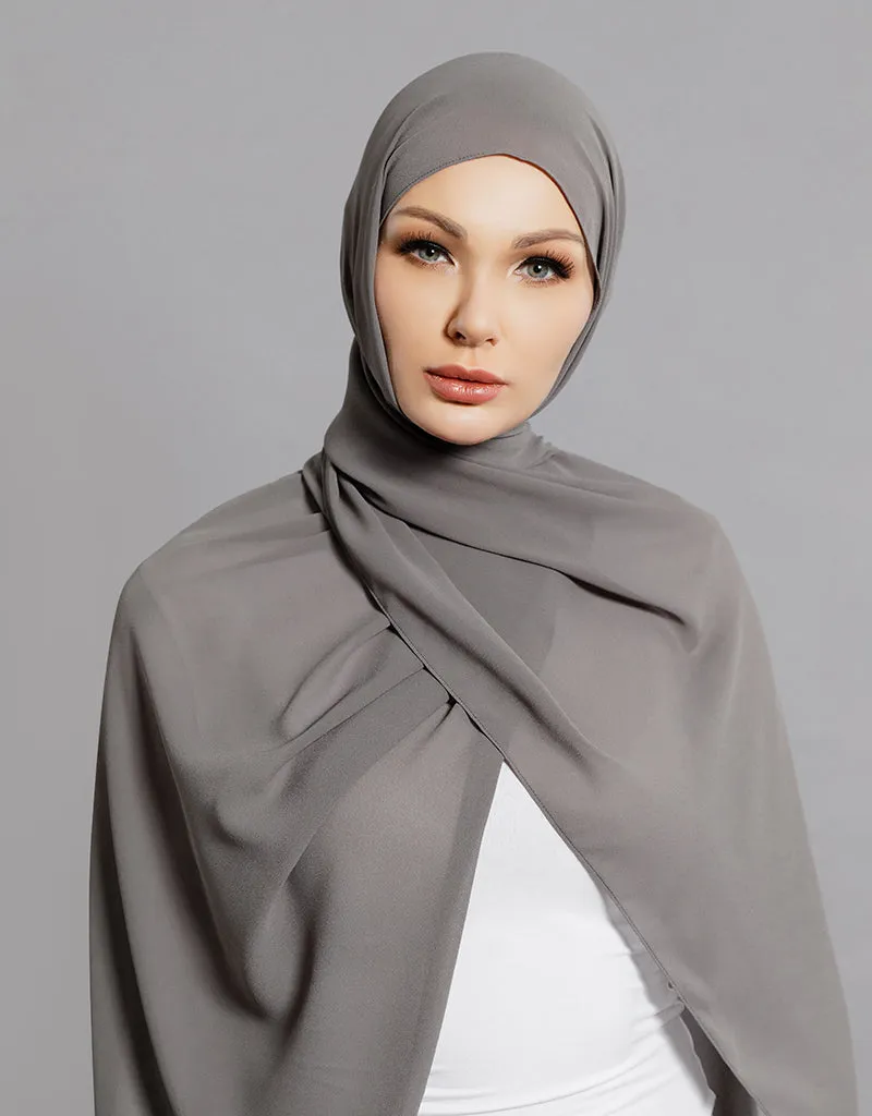 Chiffon Shawl - Shades of Black