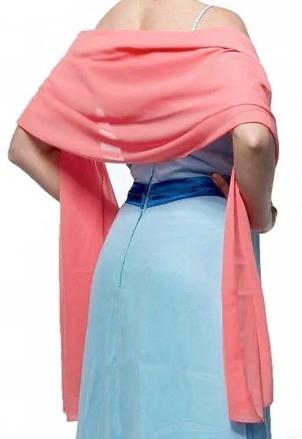 Chiffon Wedding Bridal Shawl Wrap Scarf Wedding Accessories