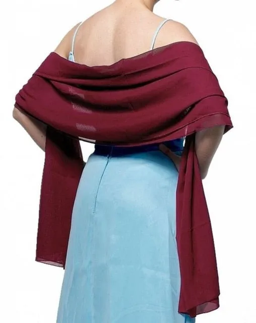 Chiffon Wedding Bridal Shawl Wrap Scarf Wedding Accessories