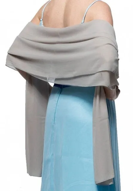 Chiffon Wedding Bridal Shawl Wrap Scarf Wedding Accessories
