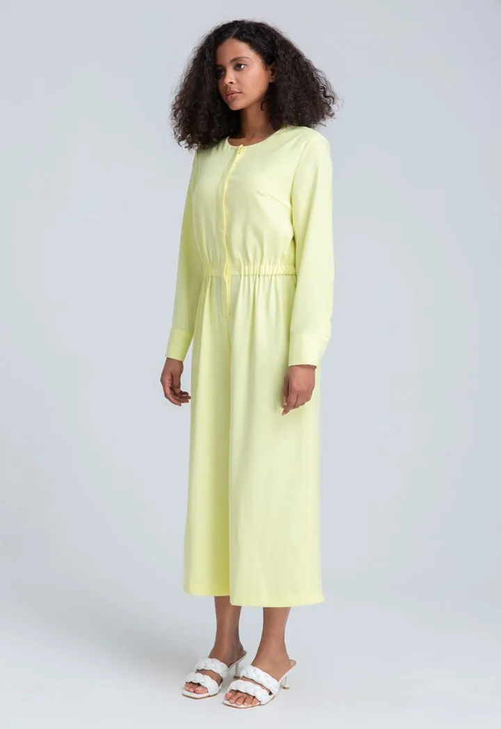 Choice Jumpsuit With Skirt Yellow