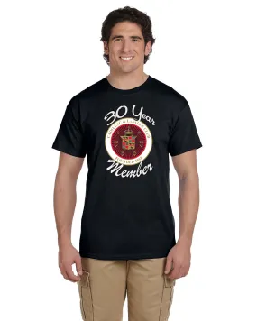 CLC Cadillac LaSalle CLUB MEMBER 30 YEAR ANNIVERSARY T-SHIRT