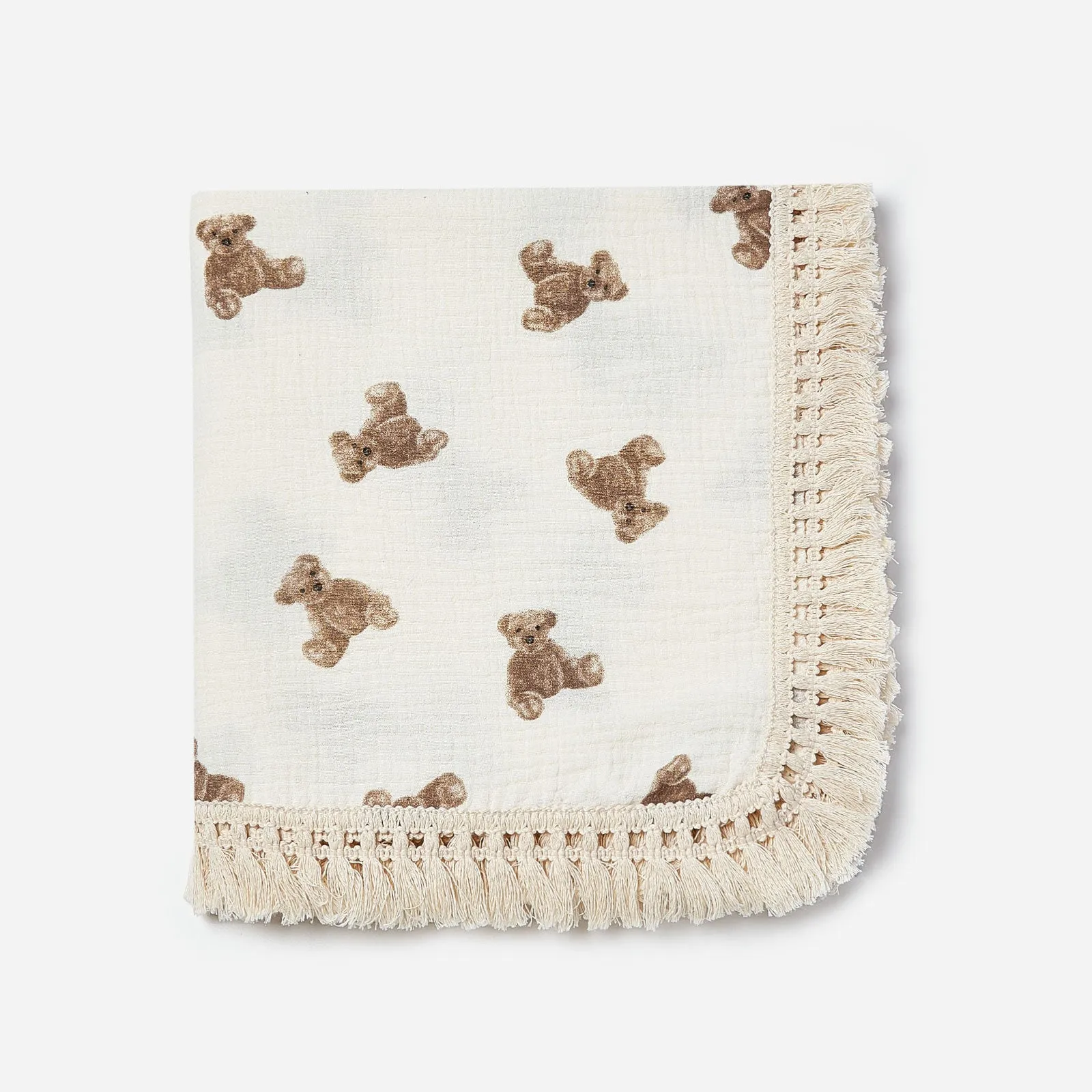 Cool Summer Cotton Tassel Blanket