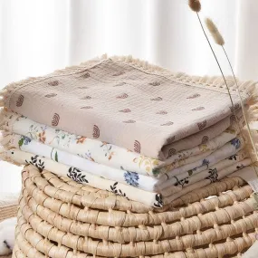 Cool Summer Cotton Tassel Blanket