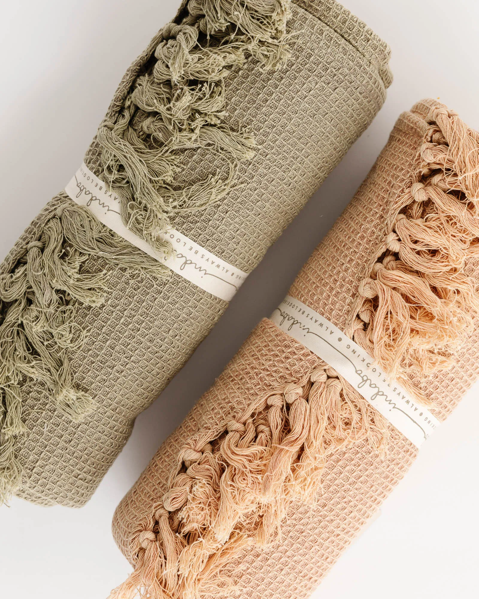Cotton Woven Waffle Throw