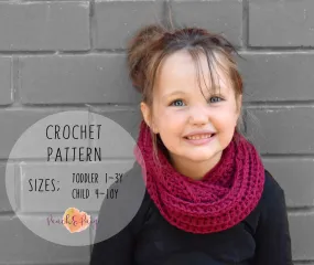 CROCHET PATTERN - Avery Infinity Scarf