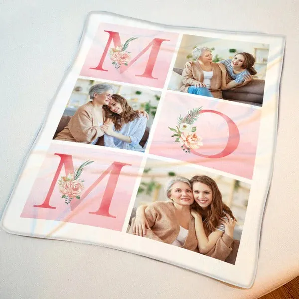 Custom Mom 3 Photo Blanket