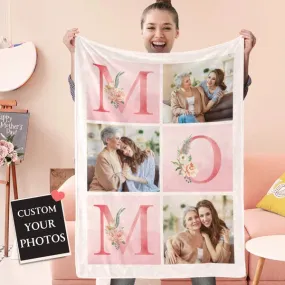 Custom Mom 3 Photo Blanket