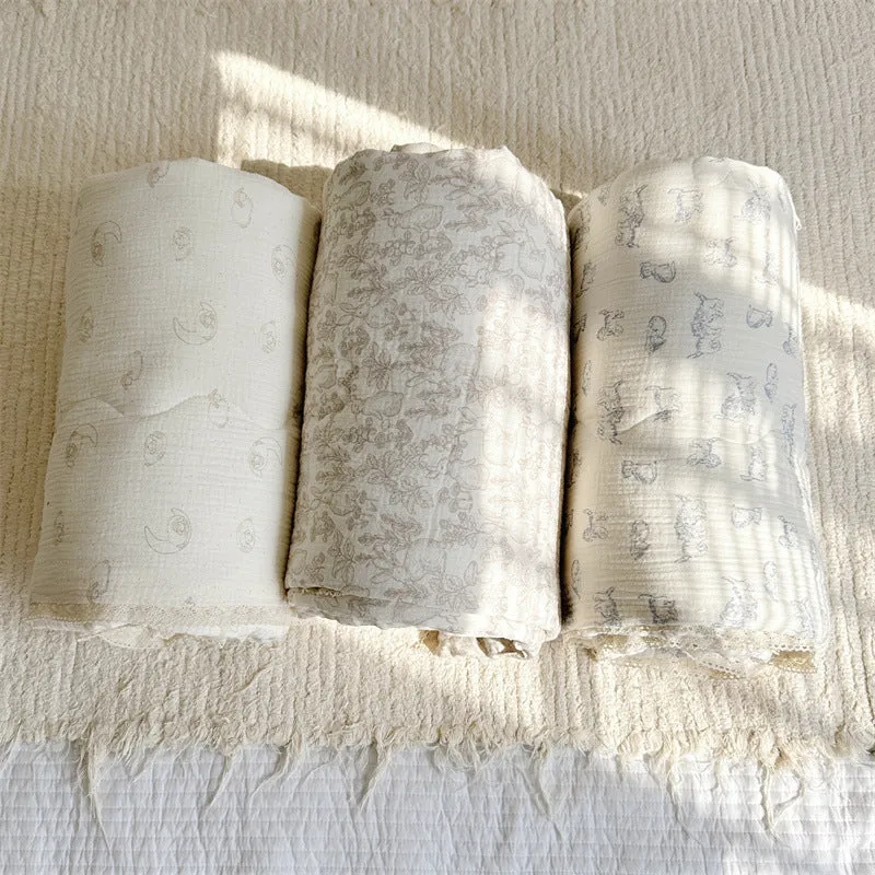 Dreamy Animals Neutral Gender Cotton Baby Quilts