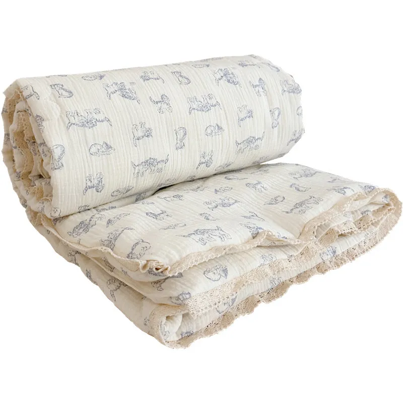 Dreamy Animals Neutral Gender Cotton Baby Quilts