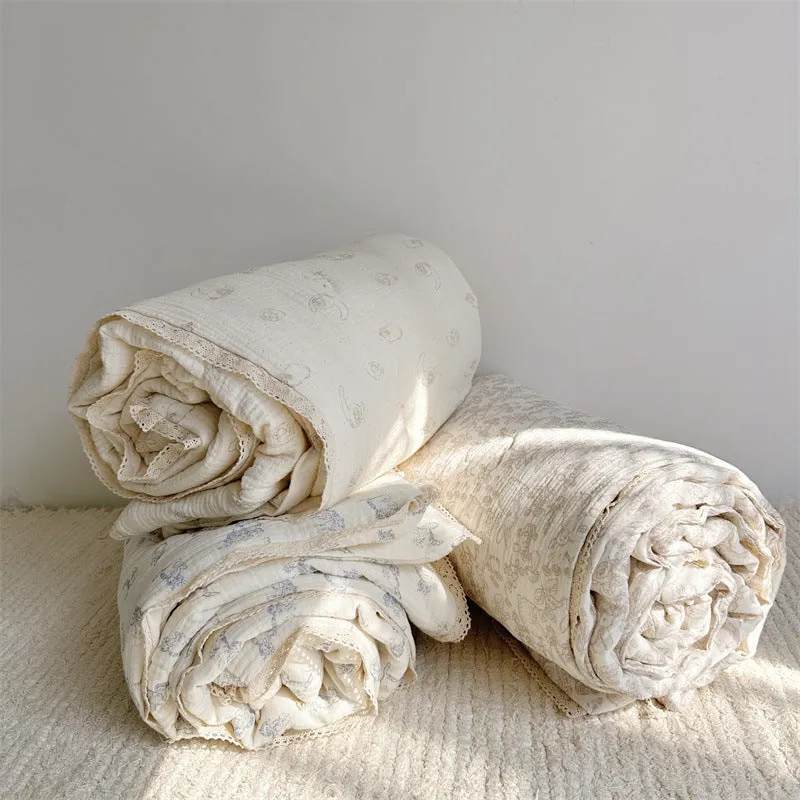 Dreamy Animals Neutral Gender Cotton Baby Quilts