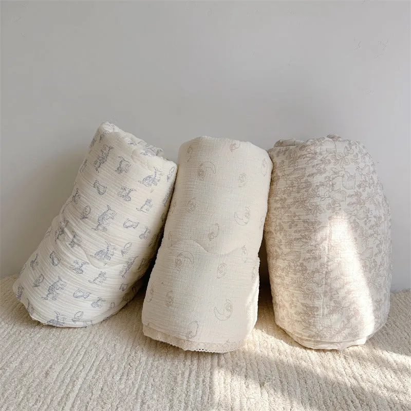 Dreamy Animals Neutral Gender Cotton Baby Quilts