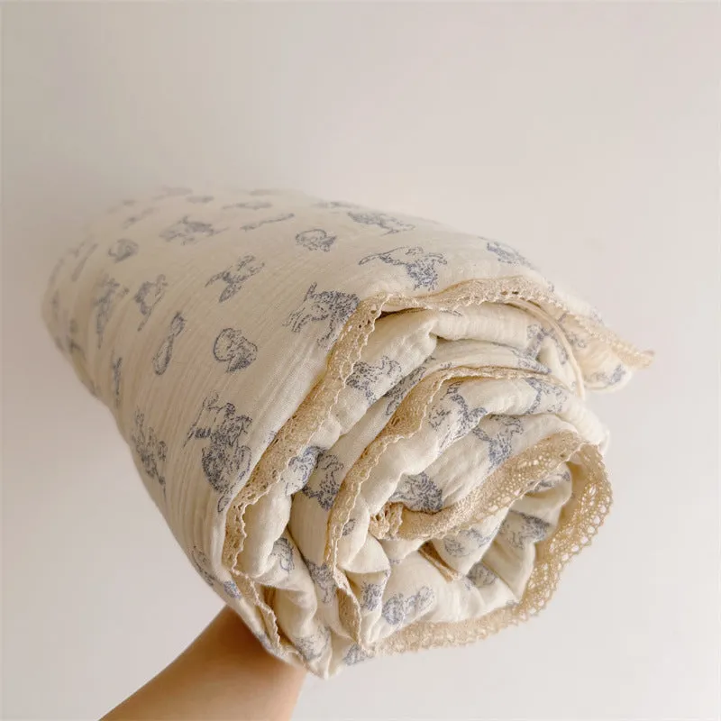 Dreamy Animals Neutral Gender Cotton Baby Quilts