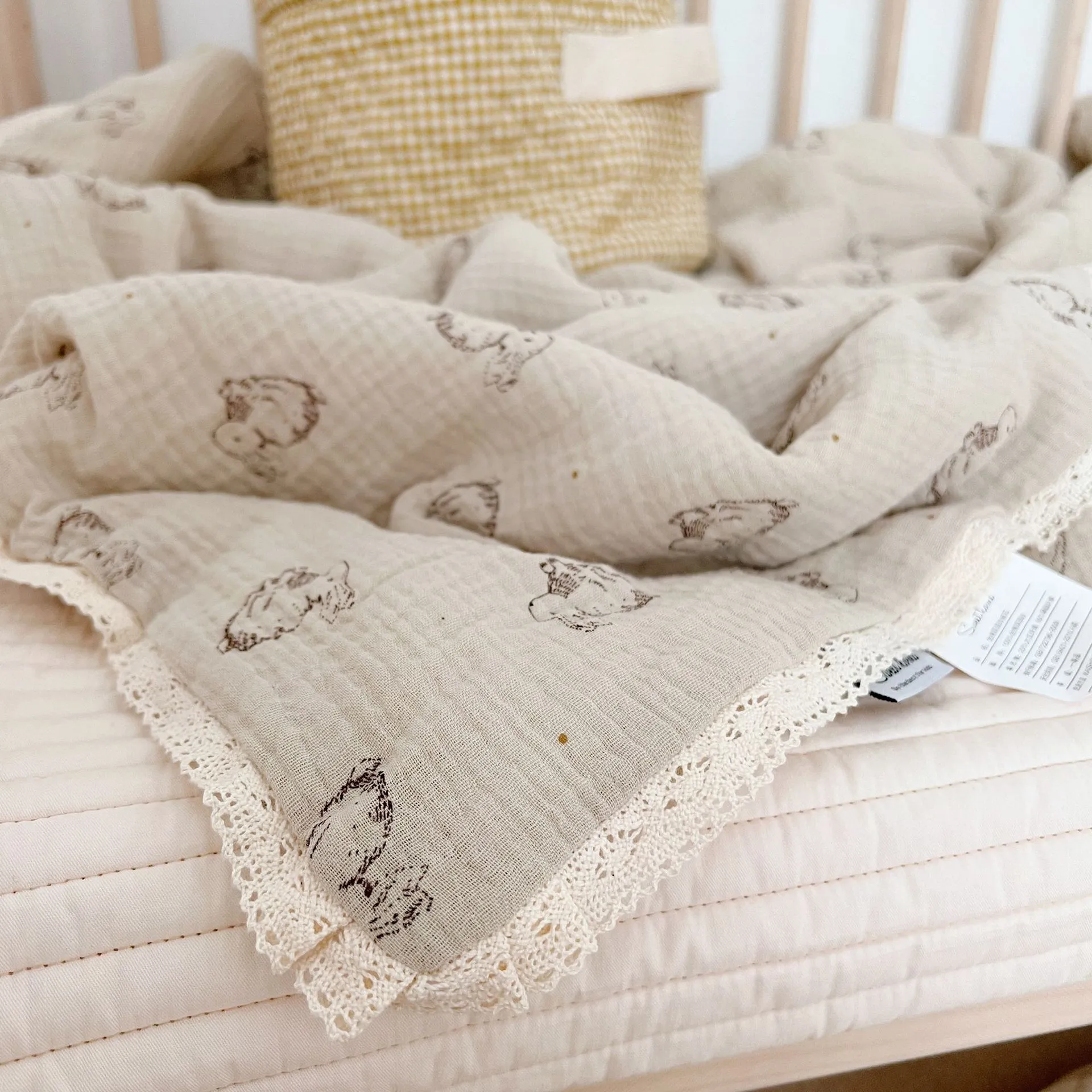 Dreamy Animals Neutral Gender Cotton Baby Quilts