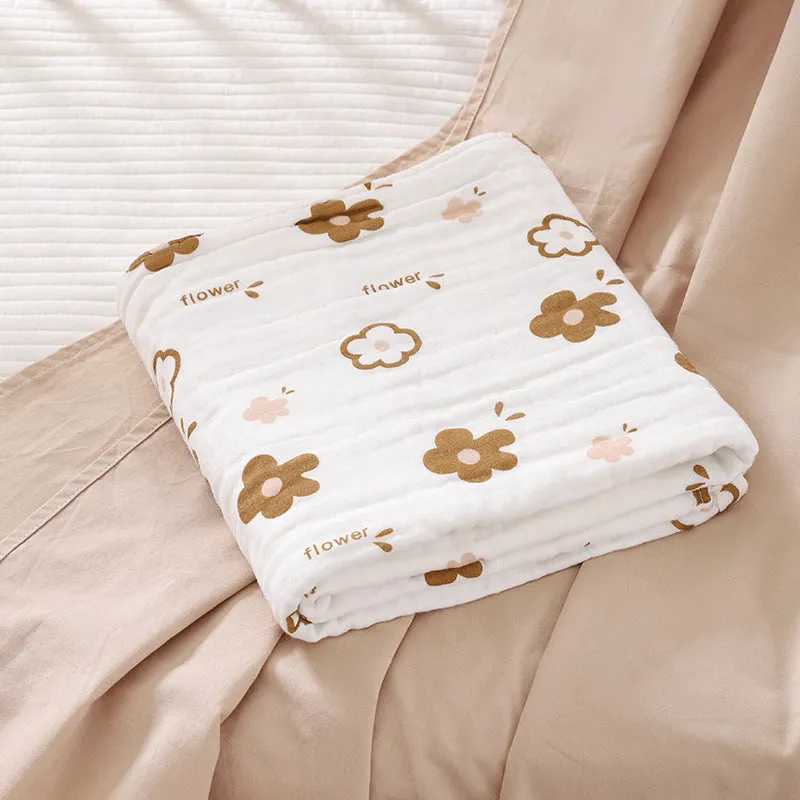 Earthy Pure Cotton Baby Blanket