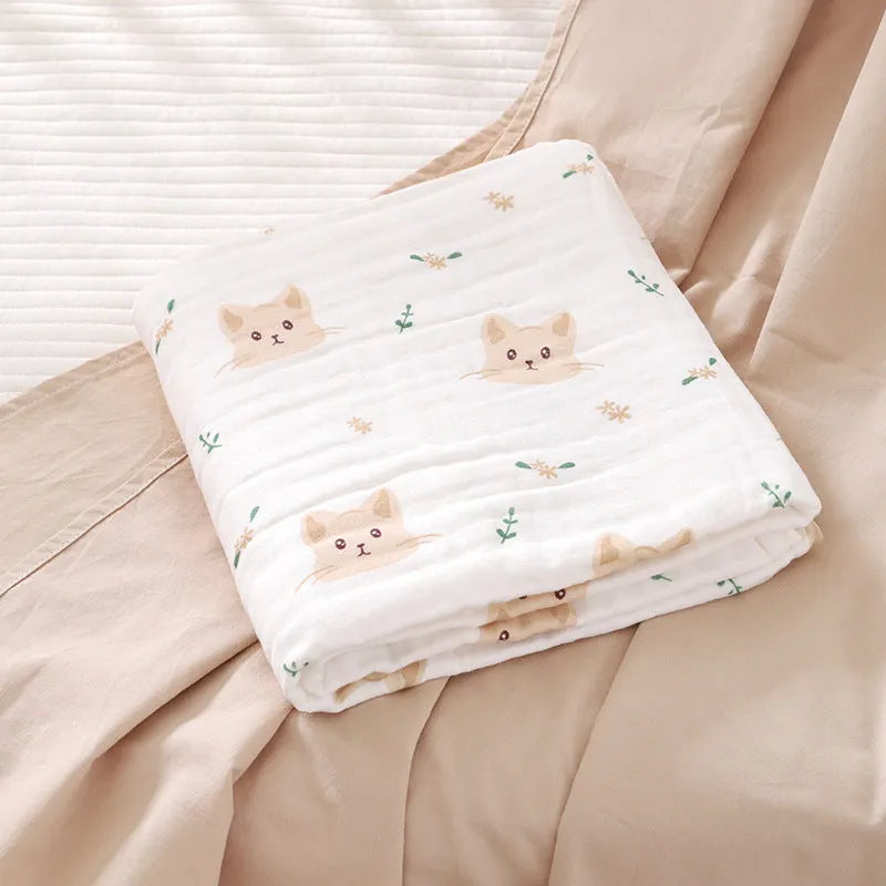 Earthy Pure Cotton Baby Blanket