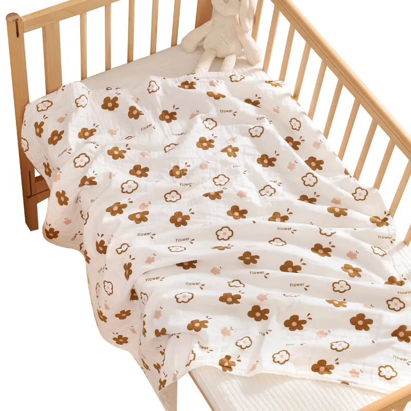 Earthy Pure Cotton Baby Blanket