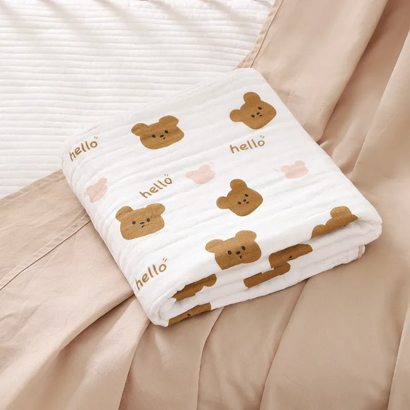 Earthy Pure Cotton Baby Blanket