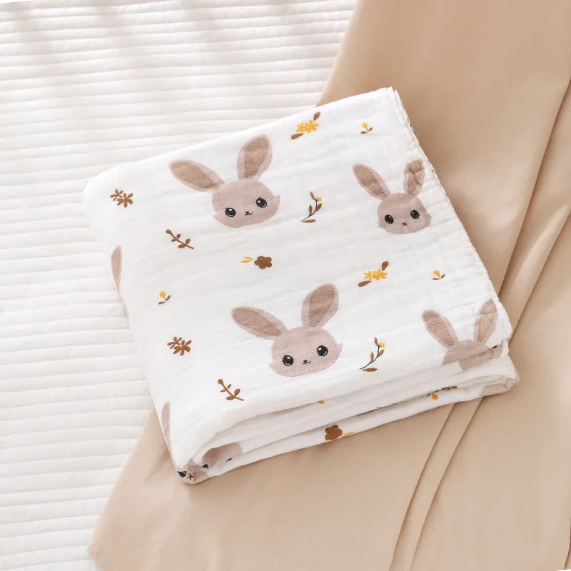 Earthy Pure Cotton Baby Blanket