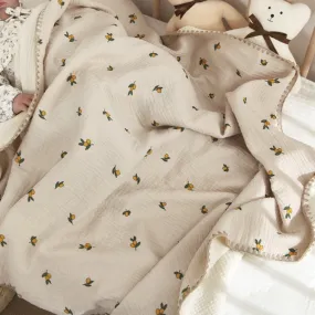 Earthy Summer Cotton Nap Blanket