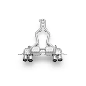 EISENMANN B5500.01104.31 Rear Muffler Sport 4 x 110 mm Aluminum Brushed for BMW X (F95) X5M