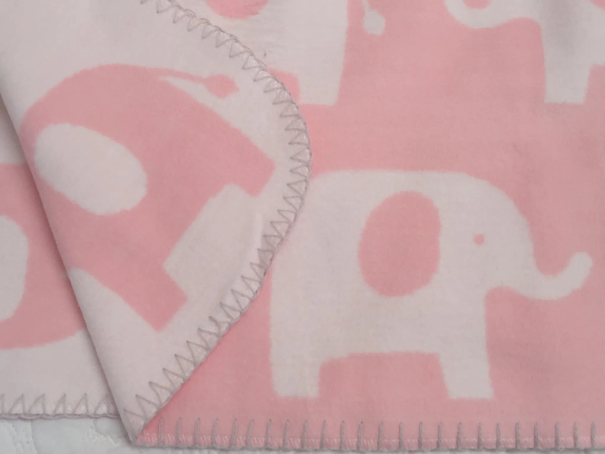 Elephant Baby Fleece Pram Nursery Pram Blankets