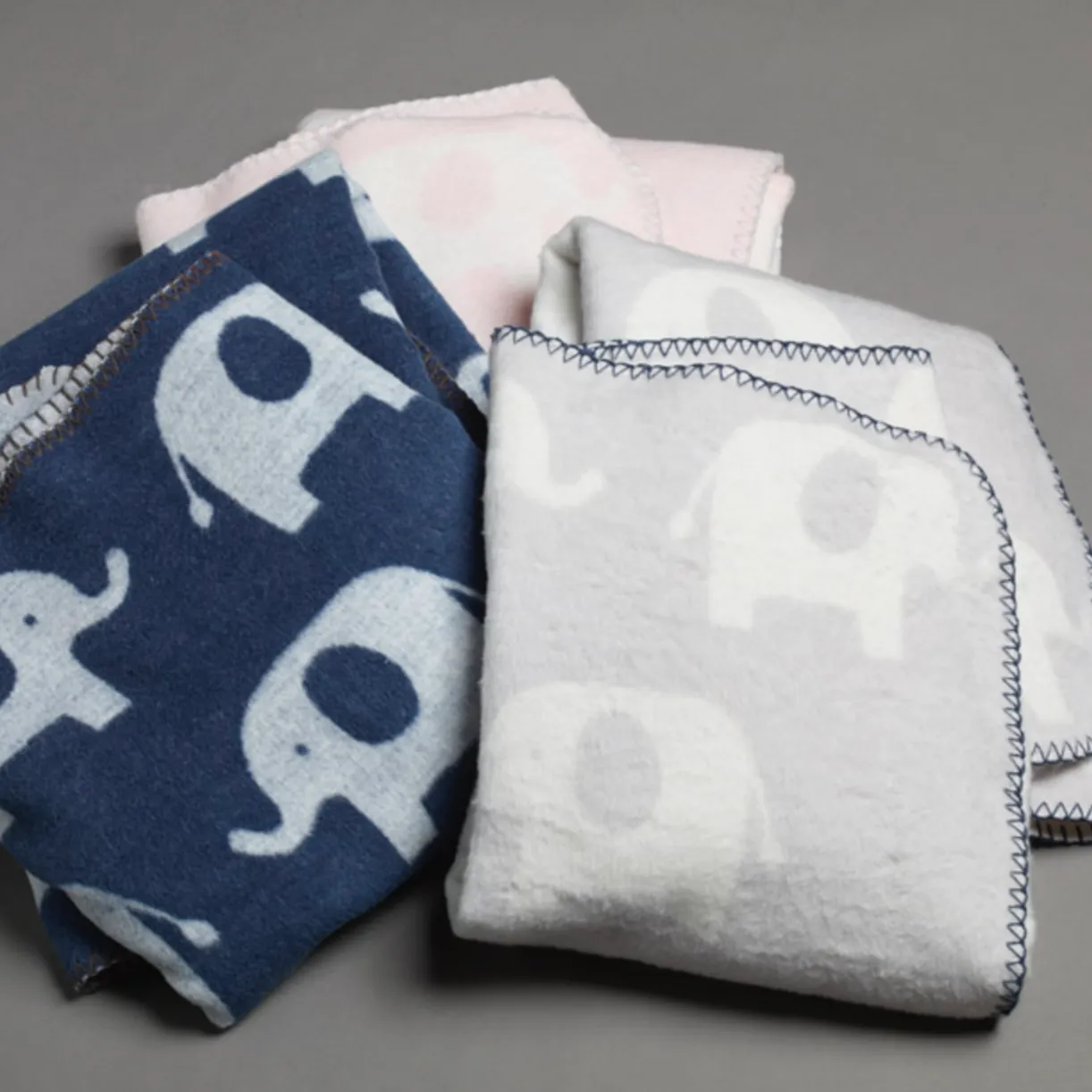 Elephant Baby Fleece Pram Nursery Pram Blankets